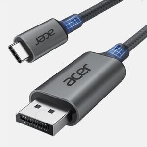 Acer USB C to Displayport Cable 6.6 FT (4K@60HZ 2K@165Hz), Type-C to Displayport